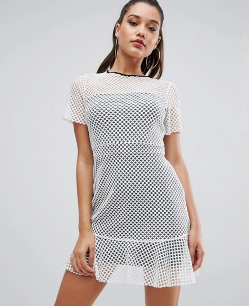 Sheer Mesh Dress